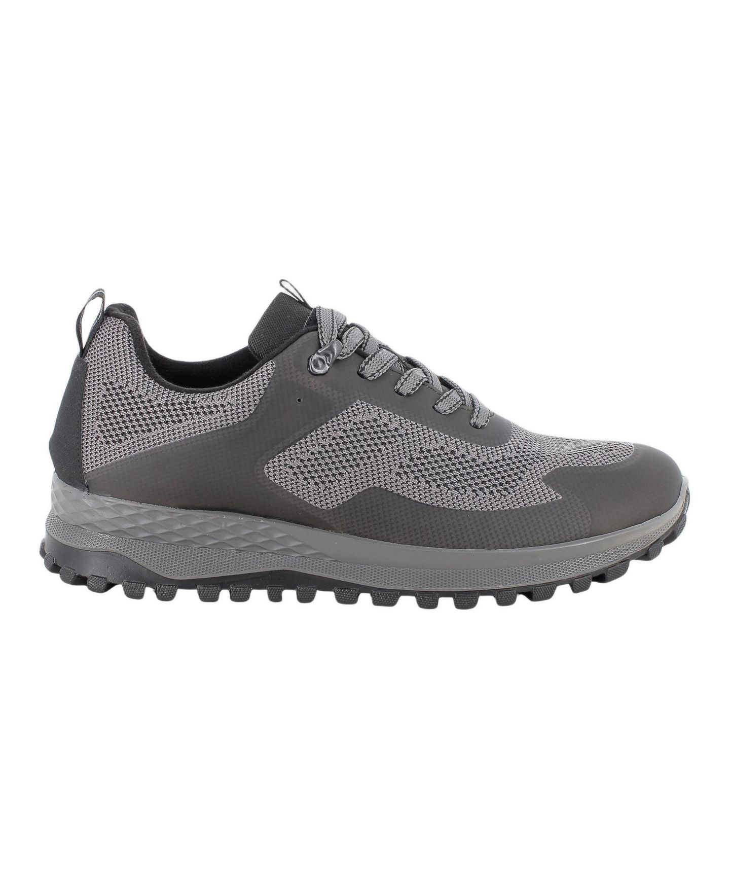 Мужские кроссовки Alpine Swiss Franco Made in Italy Trail, цвет: Чёрный серый — фото 2