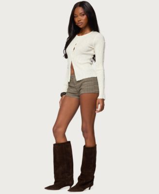 Women's Maureen Button Ribbed Knit Cardigan