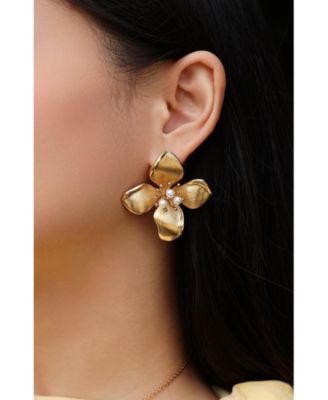 Large Blossom Stud Earrings