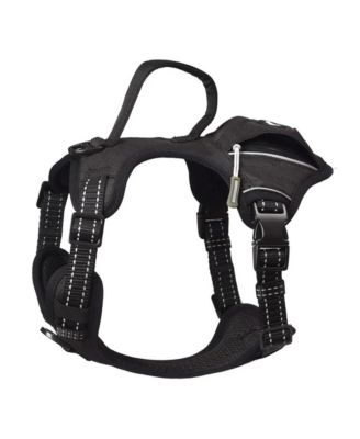 Heavy Duty Tactical Dog Harness with Poop Bag Holder
