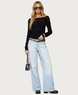 Women's Lillis Boat Neck Knit Top