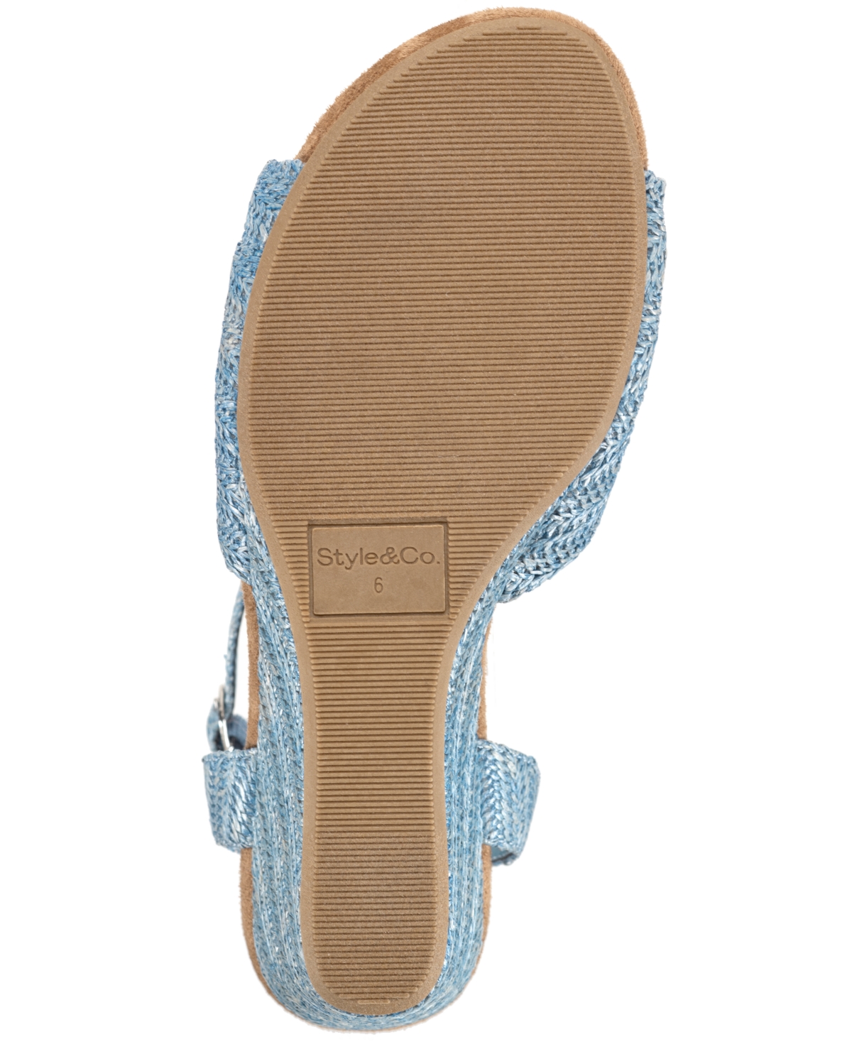 Style & Co Women's Milliee Round Toe Wedge Sandals, Macy's Exclusive