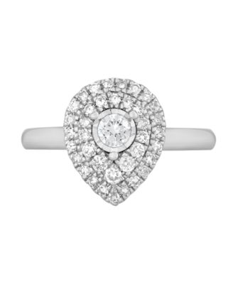 Diamond Engagement Ring (1/2 ct. t.w.) in 10k White Gold