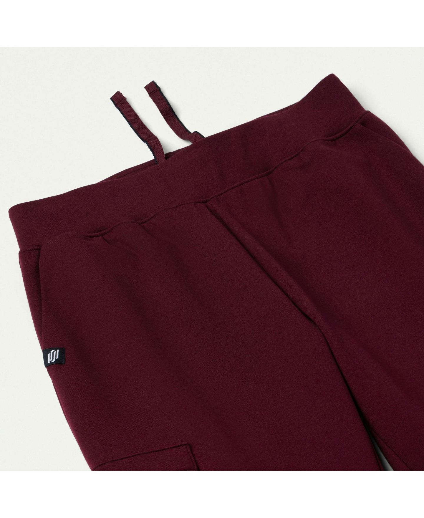 Женские брюки Jaanuu Rubi 6-Pocket Slim Knit Scrub Jogger, цвет: Бордовый — фото 6