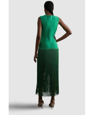 Women's Tassel Hem Knitted Dress