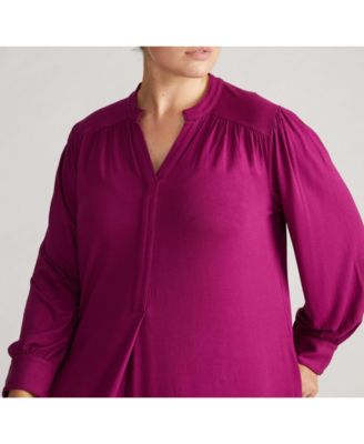 Plus Size Gramercy Liquid Jersey Dress