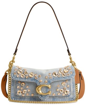 COACH - Crystal Denim Tabby Shoulder Bag