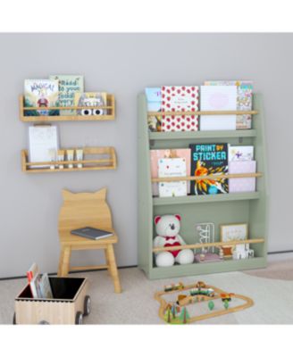 Streamdale 3 Tier Kids Book Shelf/Rack for Organized Bedrooms & Playrooms