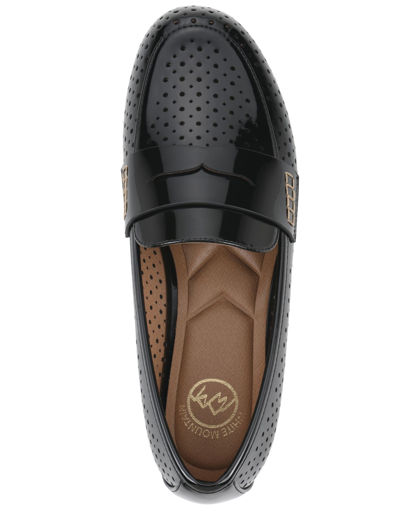 Женские туфли White Mountain Wallace Loafer, цвет: Чёрный лаковый — фото 4