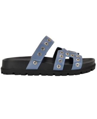 Women's Fashie Grommet Straps Footbed Sandals