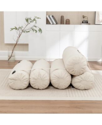 Streamdale Adjustable Corduroy Floor Sofa with Straps for Versatile Configurations