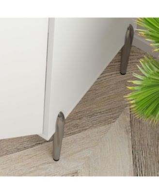 Streamdale Home wine bar cabinet with rack & shelf, modern sideboard buffet