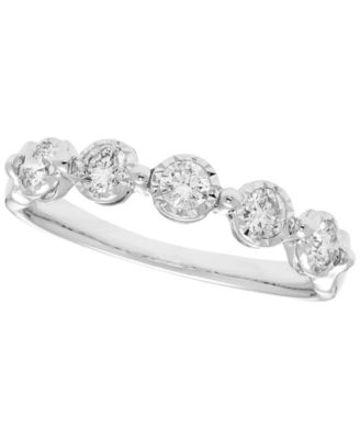 Diamond Band Ring (1/2 ct. t.w.) in 10k White Gold