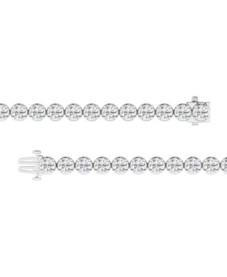Diamond (12 ct. t.w.) Bracelet in 14k White Gold