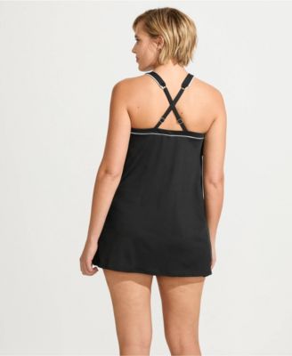 Women's G-Cup High Neck Swim Dress Swimsuit