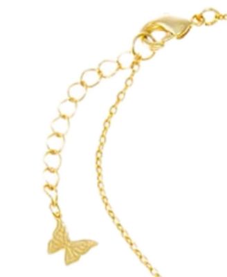 Cubic Zirconia Gold Plated Bezel Multi Shape Hand Chain Bracelet