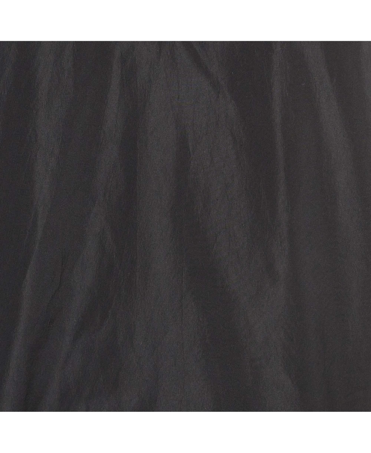 Pre-Owned Stella Mccartney Women's Black Silk Blend Crepe Ruffled V Neck Top