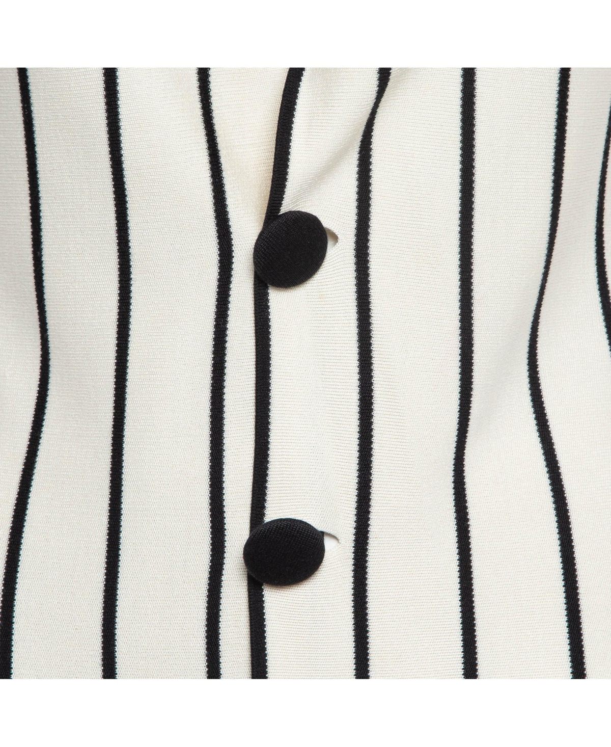 Pre-Owned Balenciaga Women's Cream Striped Silk Knit Cardigan