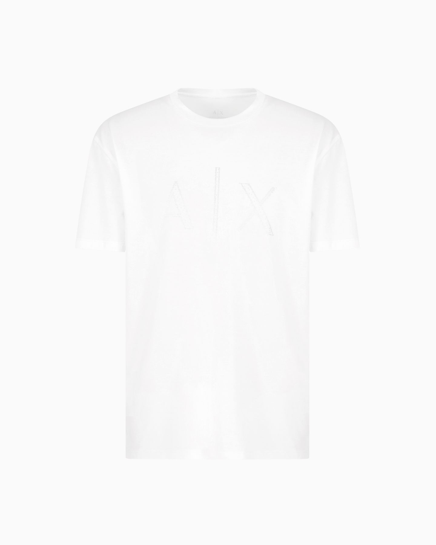 Мужская футболка A|X Armani Exchange Classic-Fit, цвет: Молочный белый — фото 2