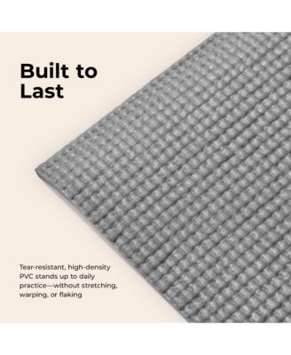 Durable Tear-Resistant Yoga Mat, Grey