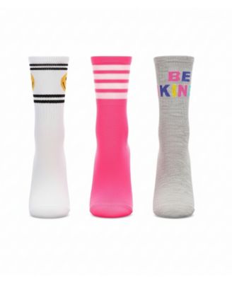 Women's 3 Pair Bundle Active Crew Socks