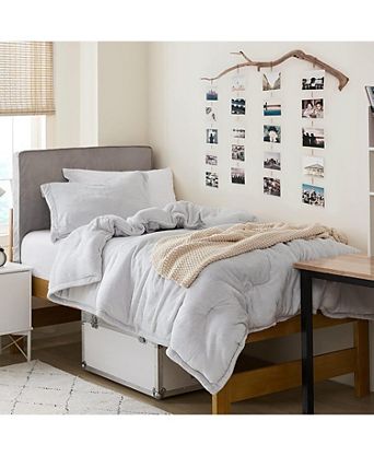 Oversized Comforter Set - Touchy Feely - Natural Cloud