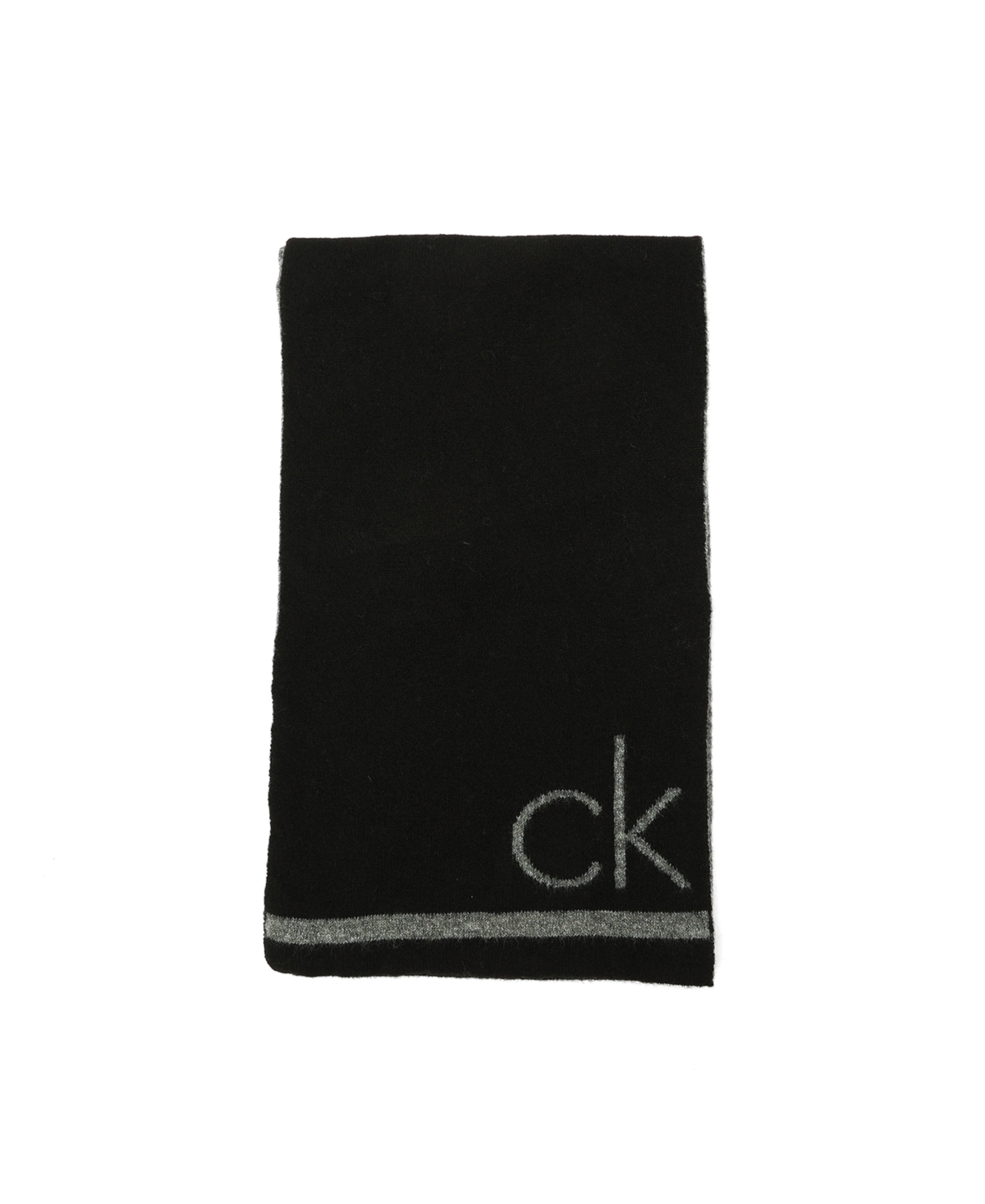 Calvin Klein Men's 2-piece Fuzzy Scarf And Hat Set In Black