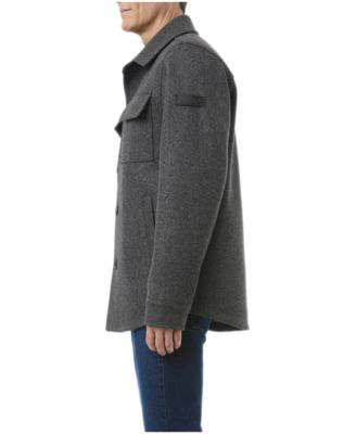 Men's Single Breasted Shirt Jacket