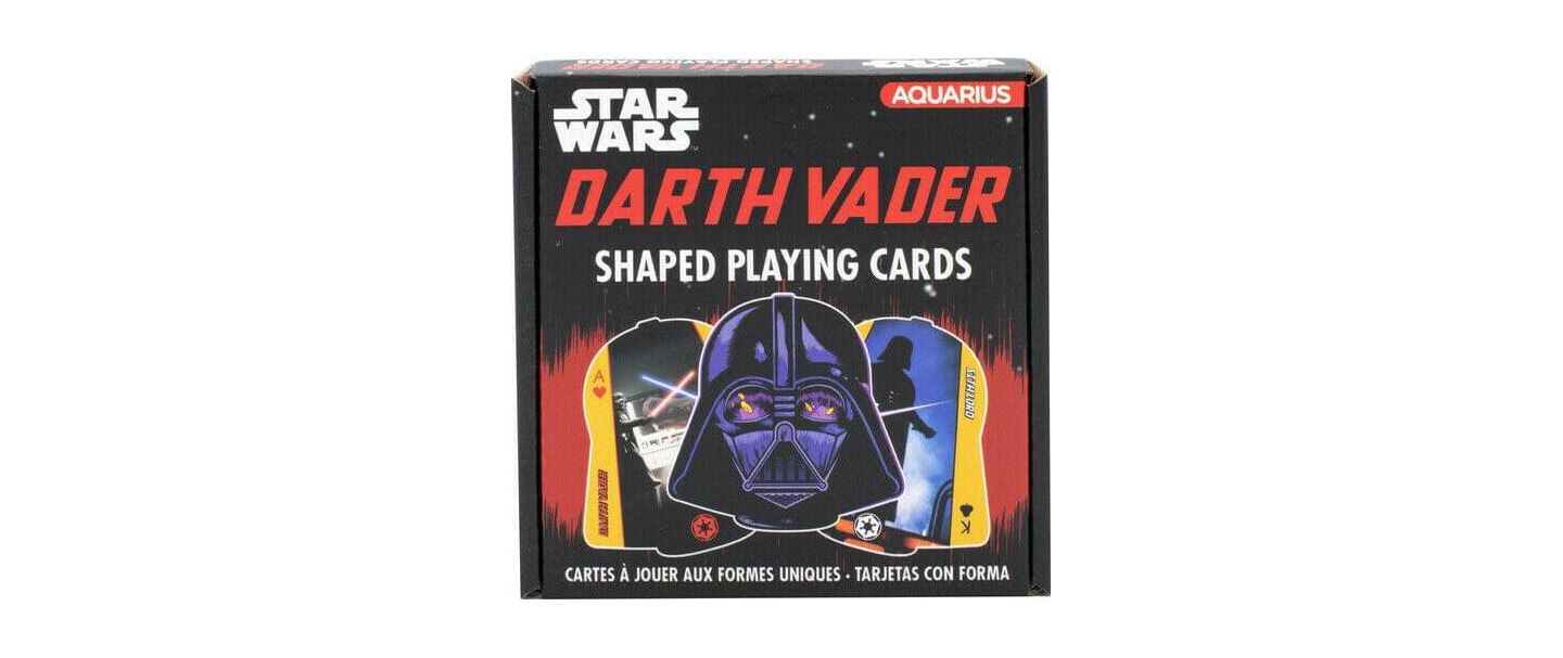 Детские игрушки NMR Distribution Star Wars Darth Vader Shaped Playing Cards, 54-Card Deck, Ages 3+ — фото 2