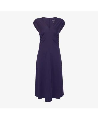 Women's Marina Ruched Organic Jersey Pima Cotton dress