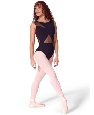 Women's Soft Elegance Asymmetrical Boat Neck Leotard