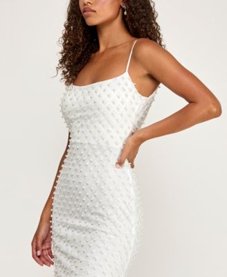 Juniors' Scoop Neck Gown