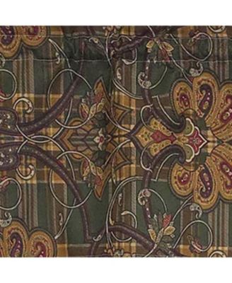 100% Cotton High Quality Espadas Tailored Window Valance with 1.5" Rod Pocket 50" W X 12" L Hunter