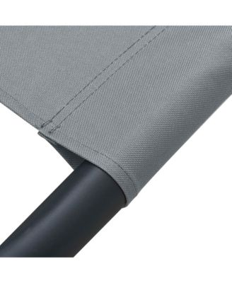 Sun Lounger Oxford Fabric, Polyester, Steel Large