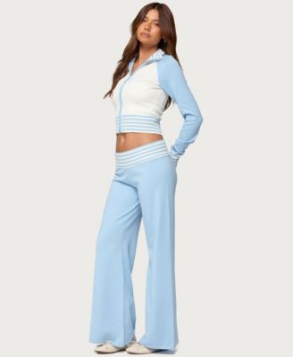 Women's Clarisse Stripey Flared Knit Pants