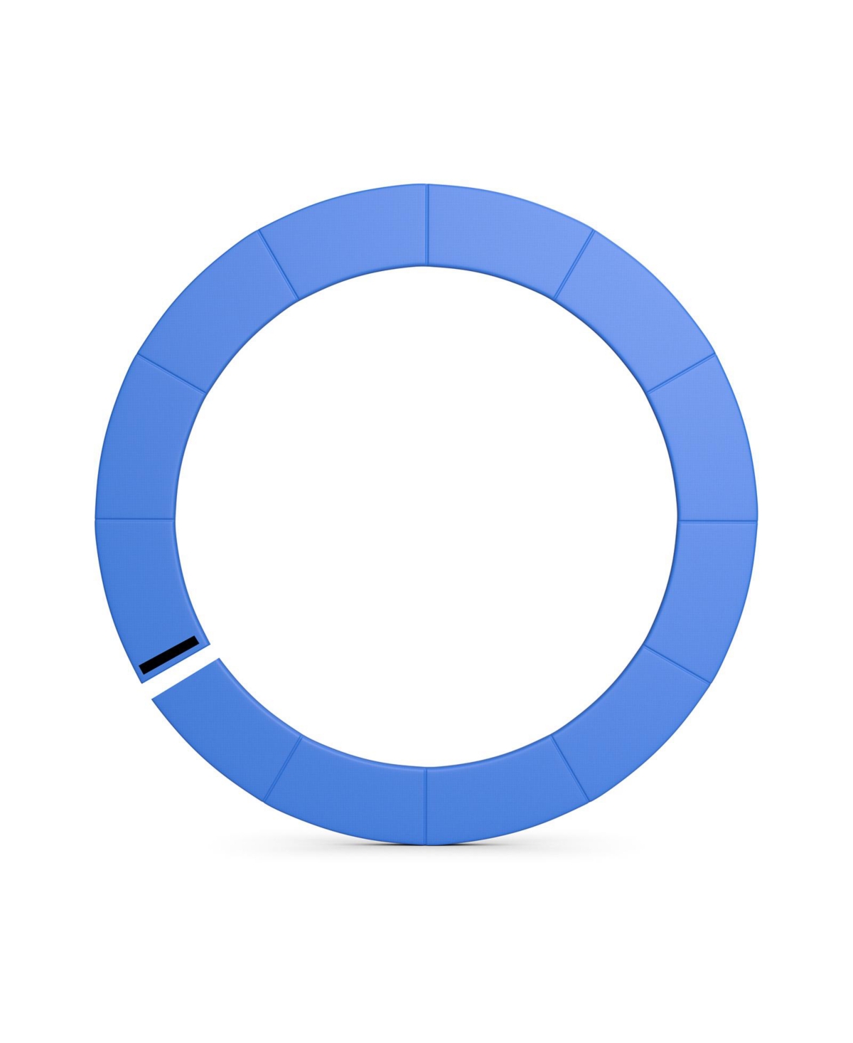 Hongge Universal Trampoline Safety Pad with Thick Foam Cushion and Waterproof Pvc Cover - Blue