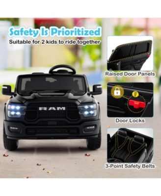 24V 2 Seater Ride on Truck w/Remote Control 3 Speeds Bluetooth LED Headlight