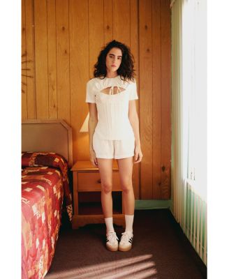 Women's Lightweight Elastic-Waist Shorts