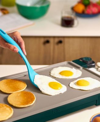 10" x 20" Griddle with Warming Tray, Forest Green