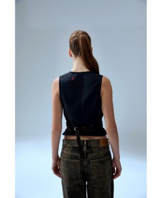 Women's Leopard Kangaroo Vest