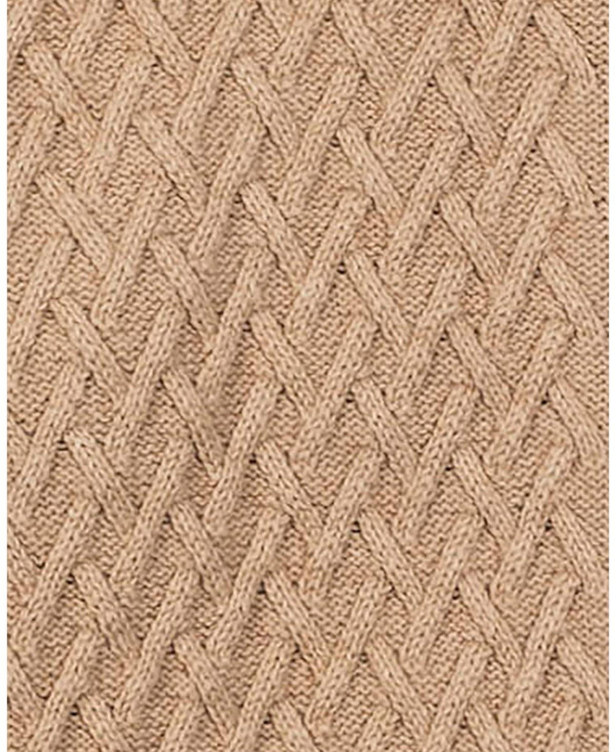 Hope & Henry Women's Organic Herringbone Stitch Cardigan Sweater