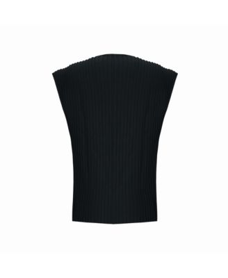 Women's Men's Relaxed-Fit Sleeveless Knit Sweater Vest