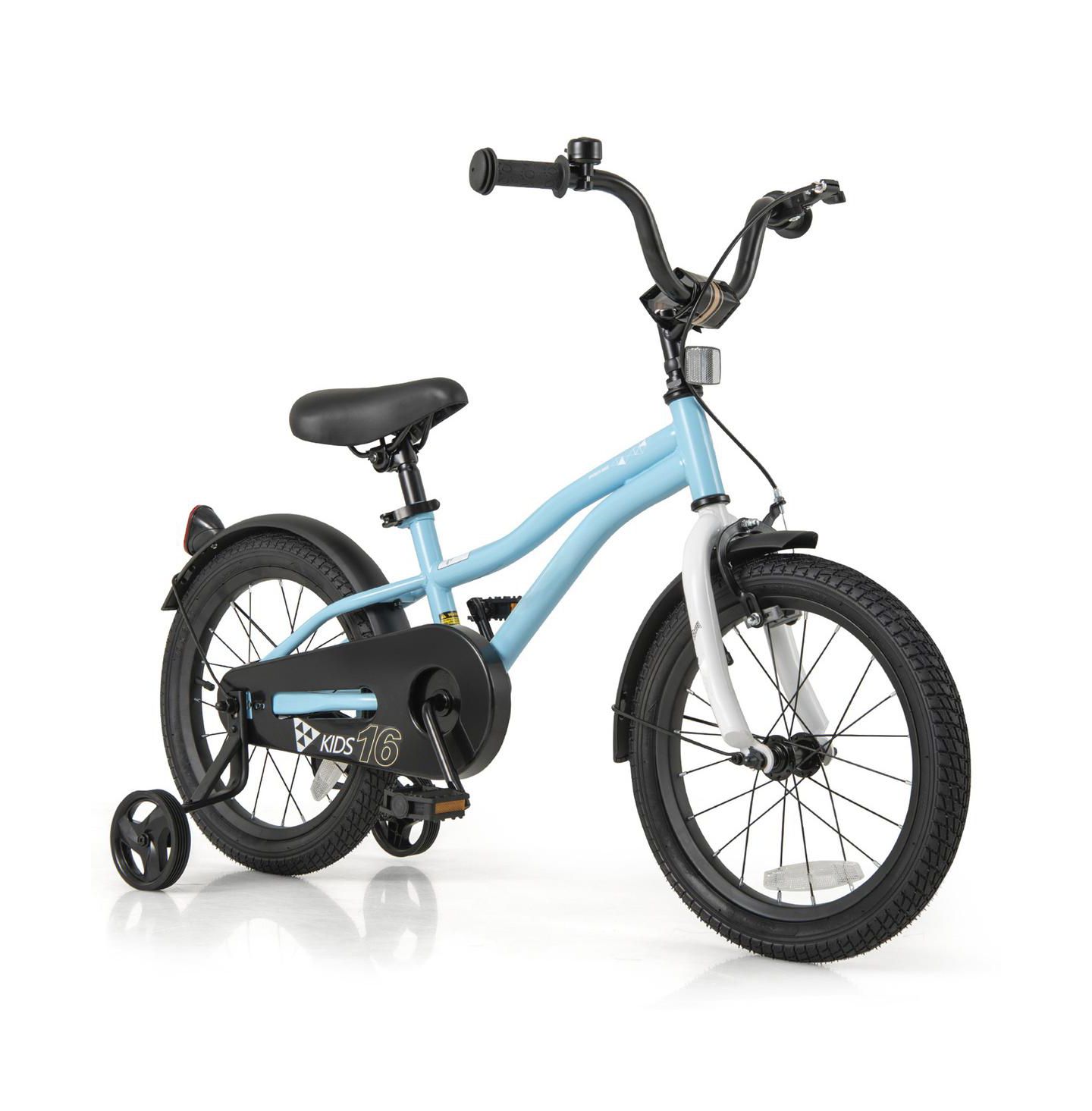 Детская игрушка SUGIFT 16-Inch Adjustable Kids Bike with Training Wheels, 4–7 лет, цвет: Синий — фото 1