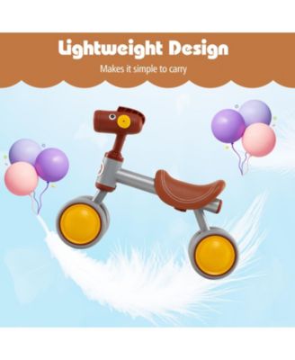 SUGIFT Baby Balance Bike No Pedal 4-Wheel Bicycle