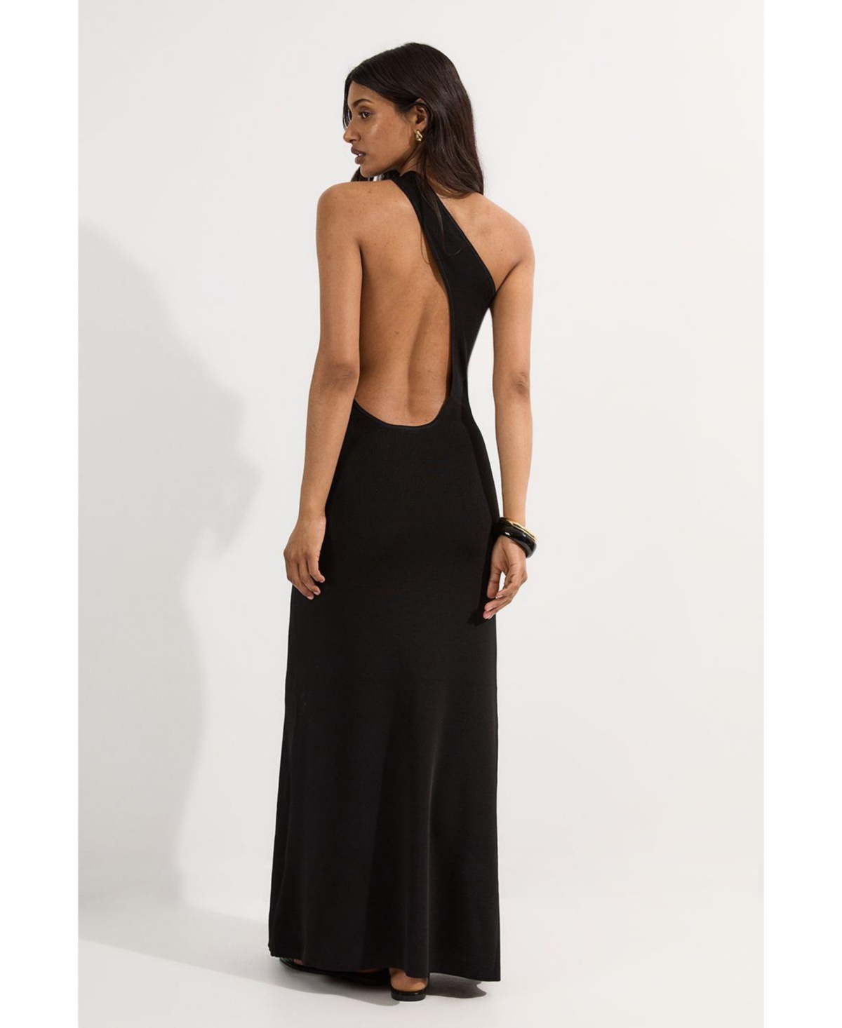 Karen Millen Women's Backless Knit Dress With Hardware