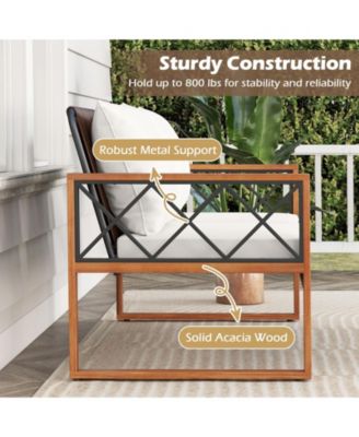 2 Pieces Patio Furniture Set Outside Conversation Set