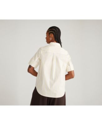 Women's Stretch Poplin Short Sleeve Shirt