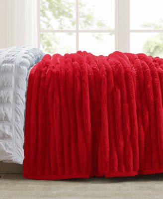 Ultra Plush Raschel Mink Blanket, Queen/King