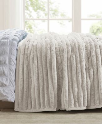 Ultra Plush Raschel Mink Blanket, Queen/King