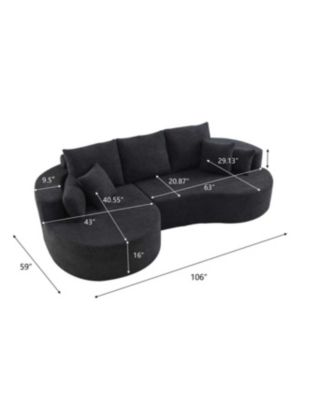 Cloud Sofa: Luxurious Comfort, No Assembly Required